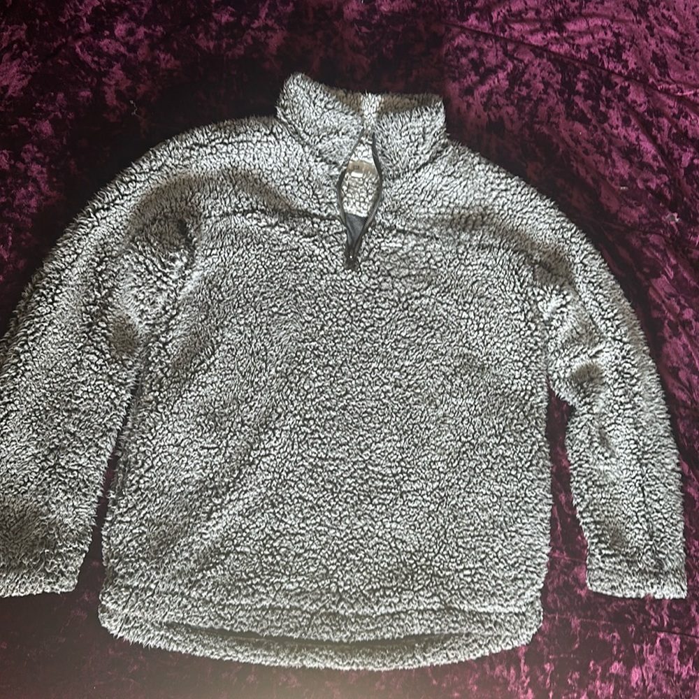 Thread & Supply Sherpa Pullover Jacket Size Small
